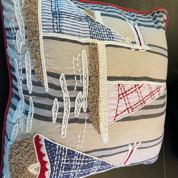 Set of 2 Pier One Nautical Pillows both included - Picture 2 of 16